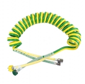 15' Dual Coiled Air/Oxygen Hose